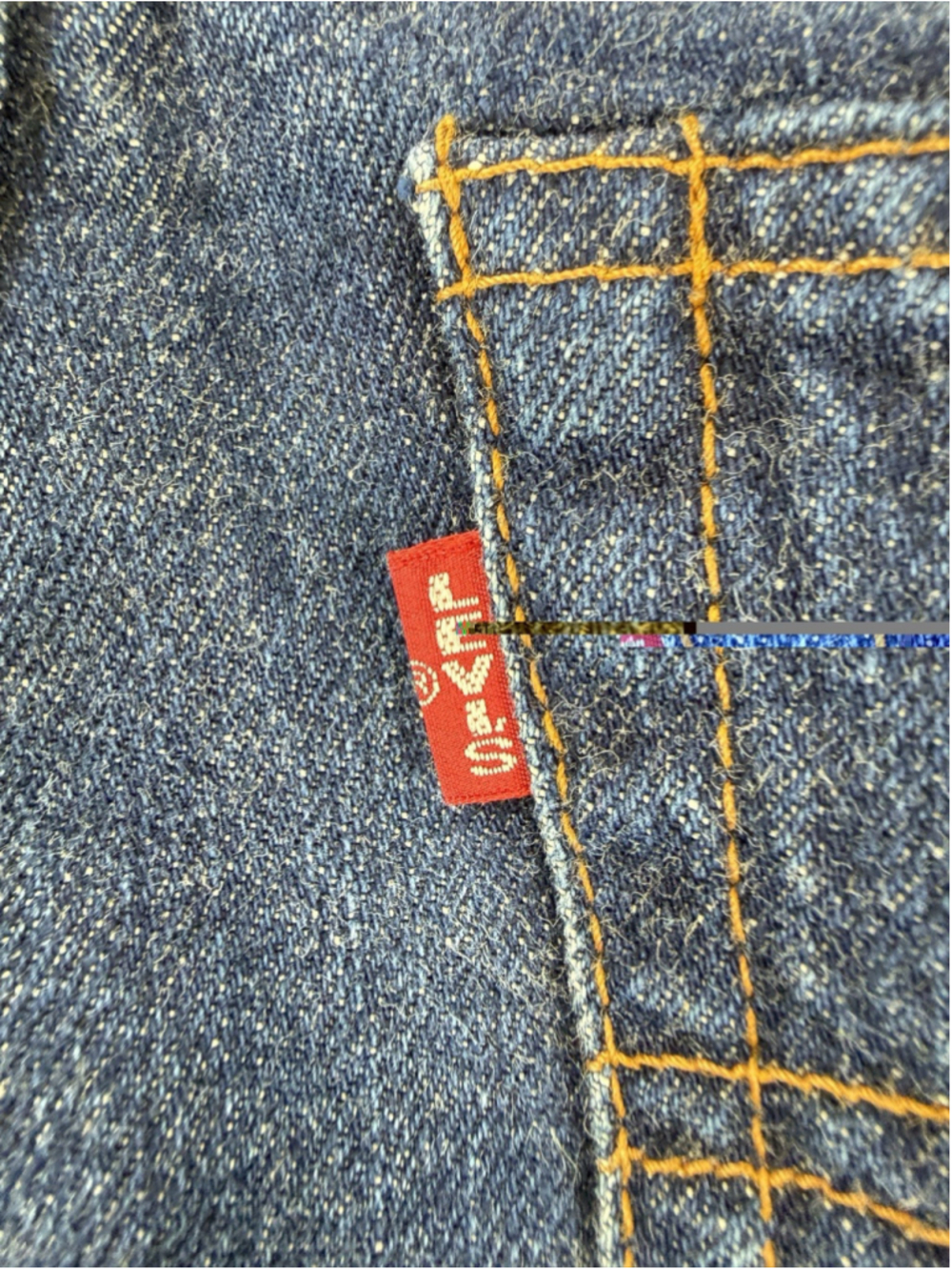 Vintage Levi's 702xx Red Selvedge Made In Japan Men Size 27 W X 33 L Zipper Fly - Picture 4 of 11